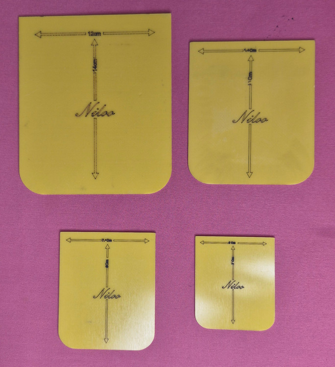 پک ۴ تایی جیب با سایز بندی